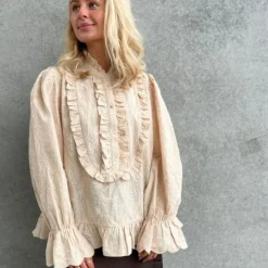 Dame Stories From The Atelier - By Copenhagen Shoes Overdele>Stories From The Atelier The Vibe Top Beige