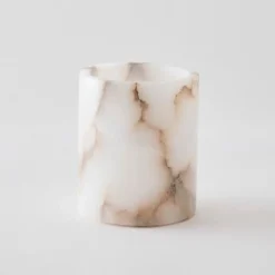 Tell Me More Andet Boligtilbehør|Lysestager>Alabaster Candle Holder Medium
