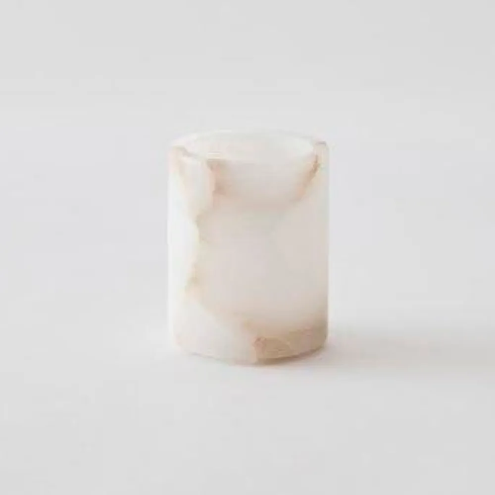 Tell Me More Andet Boligtilbehør|Lysestager>Alabaster Candle Holder XSmall