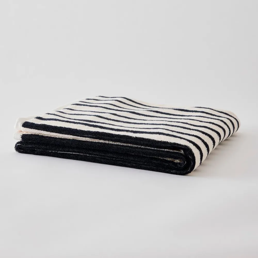 Tell Me More Badeværelse>Bonnie Bath Towel Black