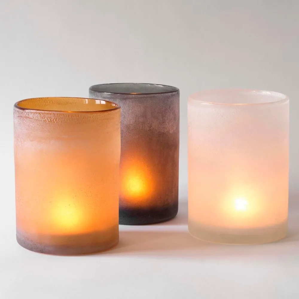 Tell Me More Andet Boligtilbehør|Lysestager>Frost Candleholder Large White
