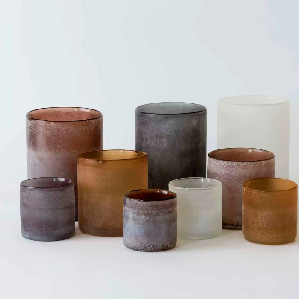 Tell Me More Andet Boligtilbehør|Lysestager>Frost Candleholder Small Brown