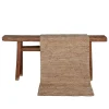 Tell Me More Entré|Tæpper & Måtter>Hemp Wool Stripe Rug Nature 80x300 cm