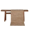 Tell Me More Entré|Tæpper & Måtter>Hemp Wool Stripe Rug Nature 80x200 cm