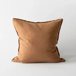 Tell Me More Puder>Linen Cushion Hazelnut 50x50 cm