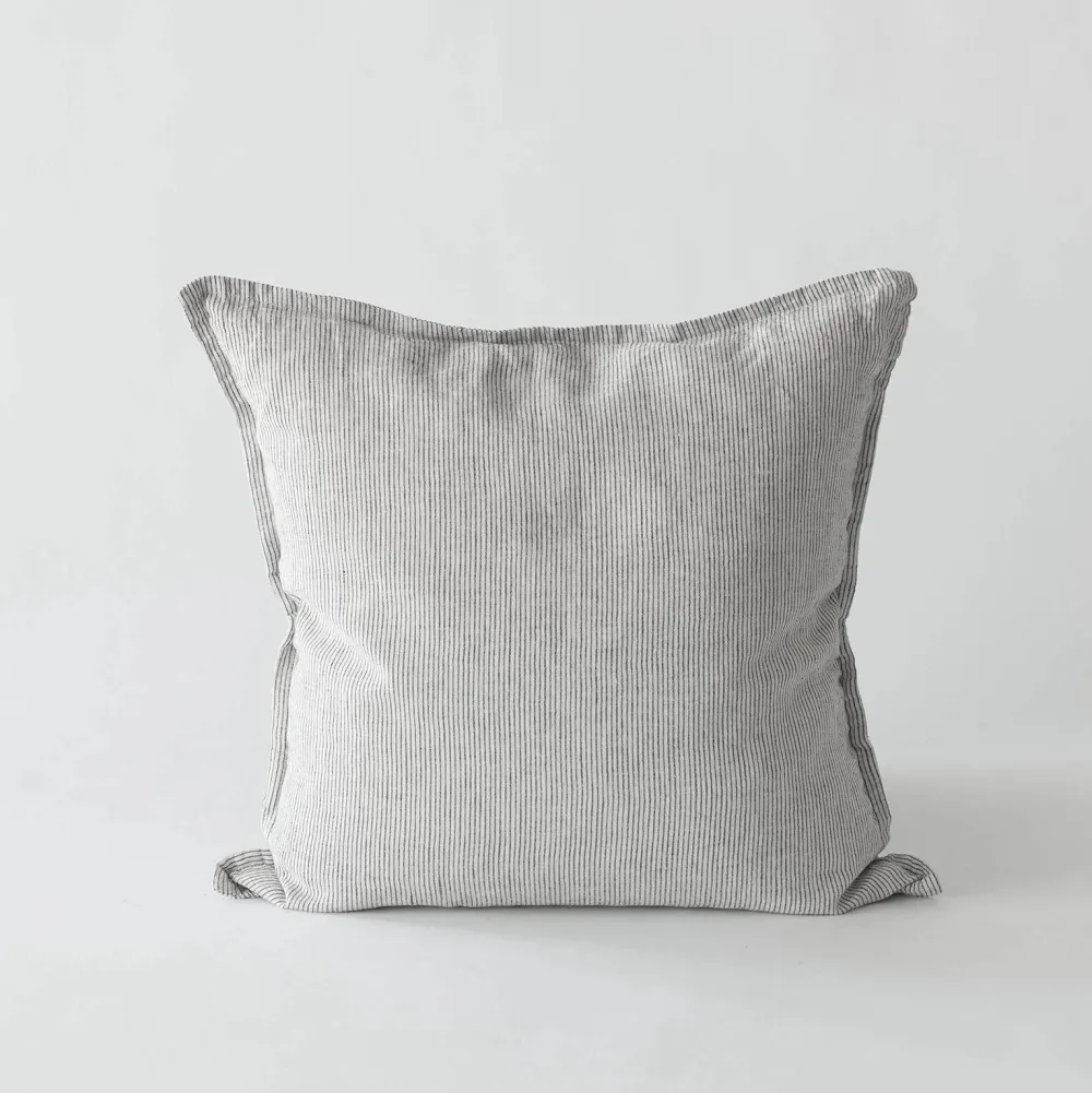 Tell Me More Puder>Linen Cushion Pinstripe 50x50 cm