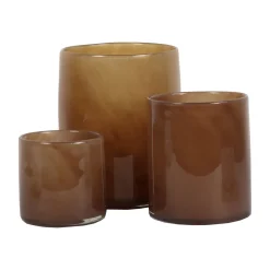 Tell Me More Andet Boligtilbehør|Lysestager>Lyric Candleholder Small Brown