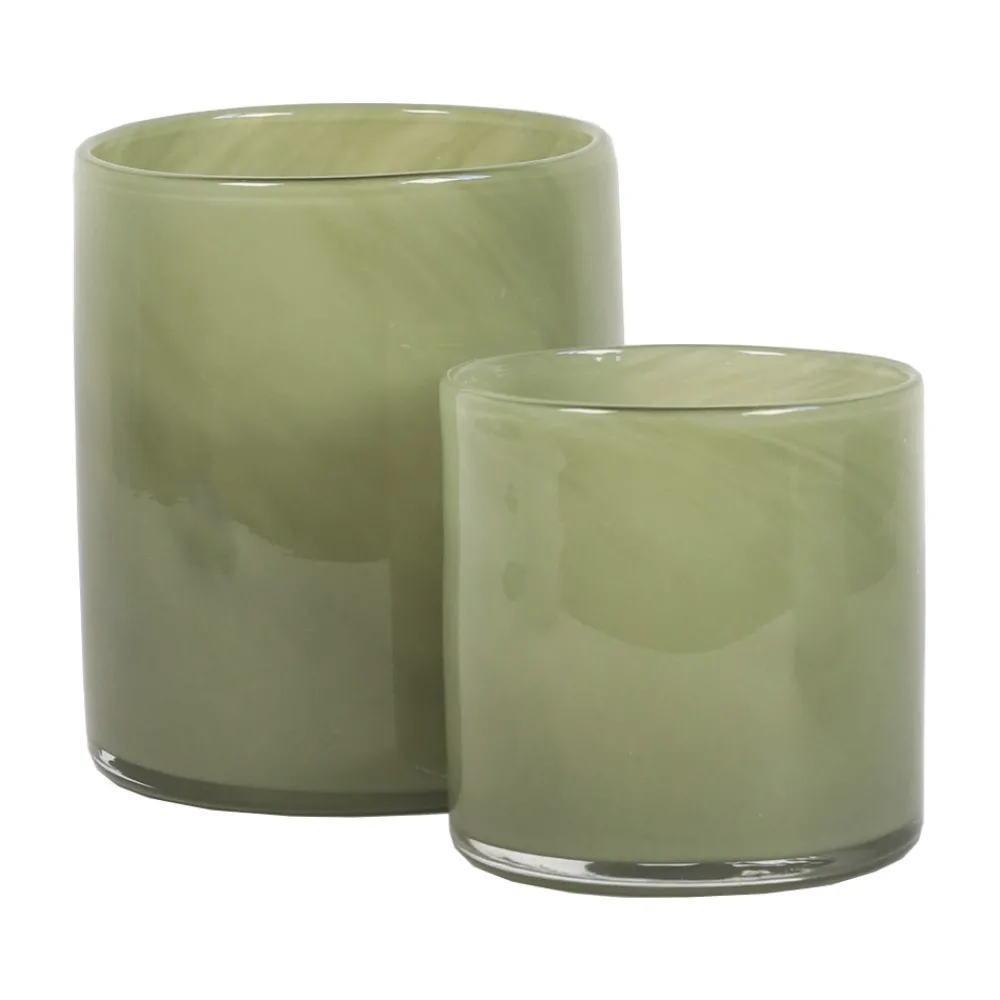 Tell Me More Andet Boligtilbehør|Lysestager>Lyric Candleholder Small Olive Green