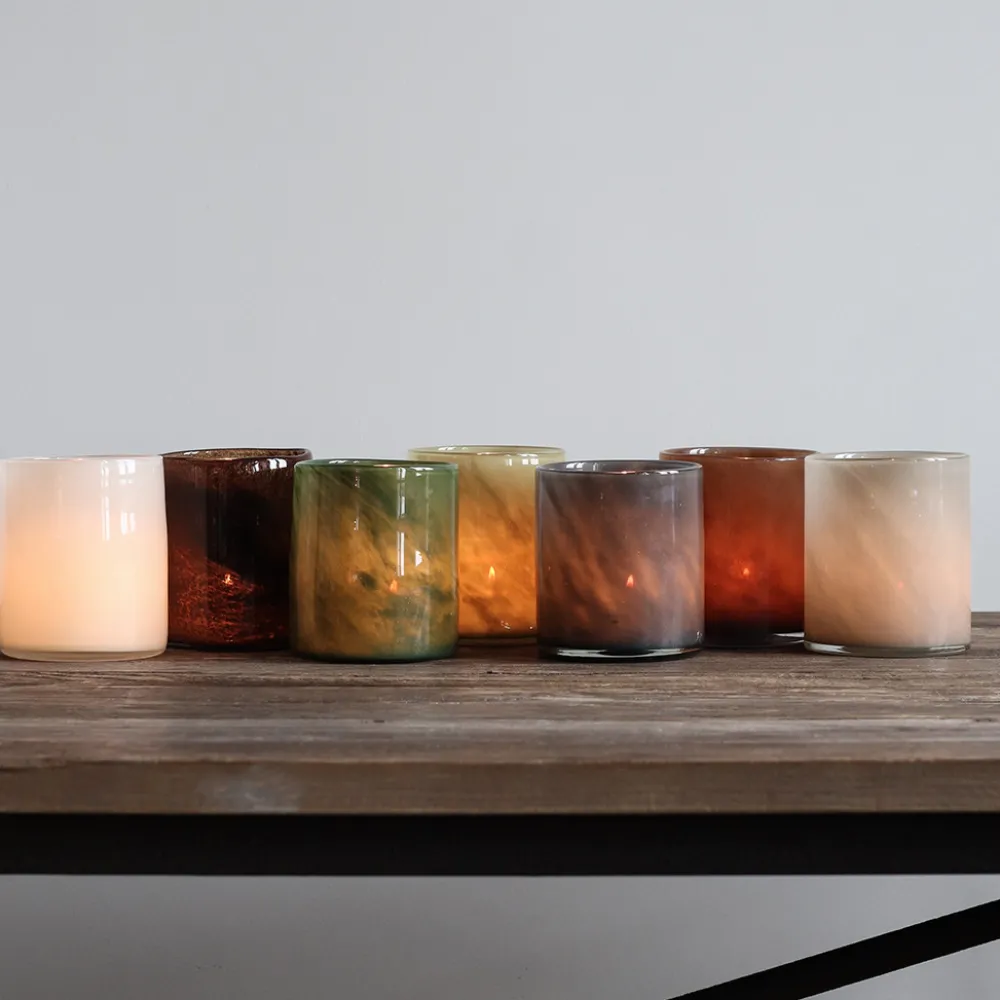 Andet Boligtilbehør|Lysestager>Tell Me More Lyric Candleholder Medium Brown