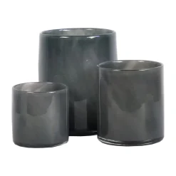 Tell Me More Andet Boligtilbehør|Lysestager>Lyric Candleholder Small Dark Grey
