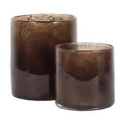 Tell Me More Andet Boligtilbehør|Lysestager>Lyric Candleholder Medium Dark Brown