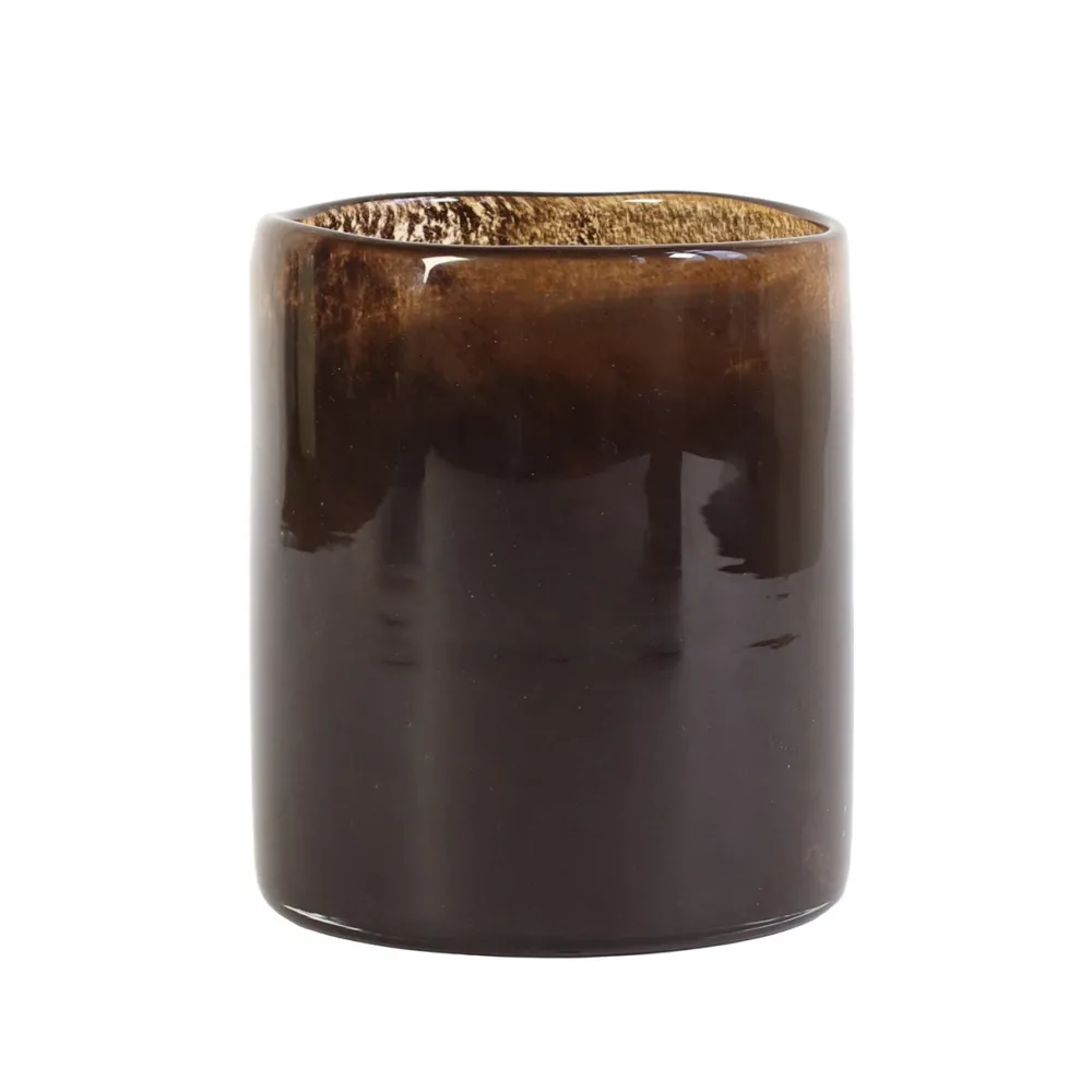 Tell Me More Andet Boligtilbehør|Lysestager>Lyric Candleholder Medium Dark Brown