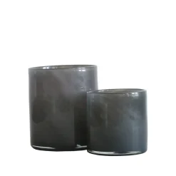 Tell Me More Andet Boligtilbehør|Lysestager>Lyric Candleholder Medium Dark Grey