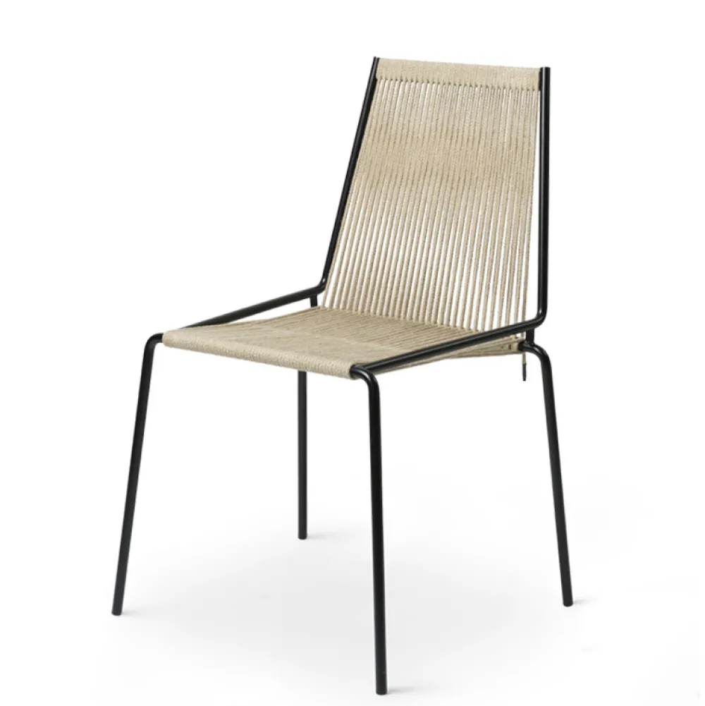 THORUP COPENHAGEN Køkken|Stole>Noel Stol 201 Sort/Natur