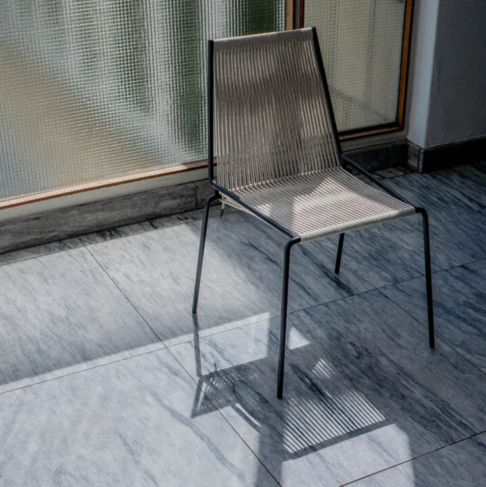 THORUP COPENHAGEN Køkken|Stole>Noel Stol 201 Sort/Natur