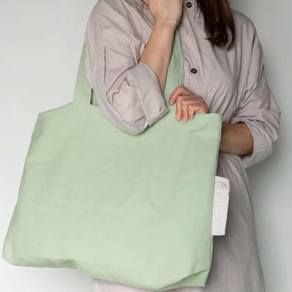 Dame Tintok Accessories|Accessories>Rima Canvas Taske Pastel Green
