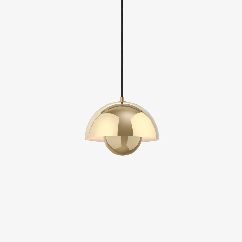 Børn &Tradition Belysning|Pendler>Flowerpot Pendel VP1 Polished Brass