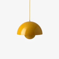 Børn &Tradition Belysning|Pendler>Flowerpot Pendel VP7 Mustard