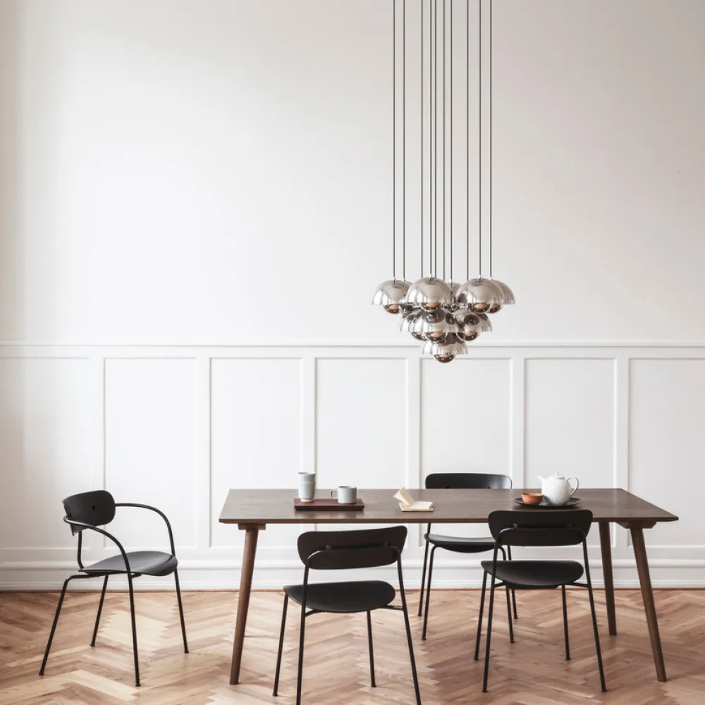 Børn &Tradition Belysning|Pendler>Flowerpot Pendel VP1 Chrome Plated