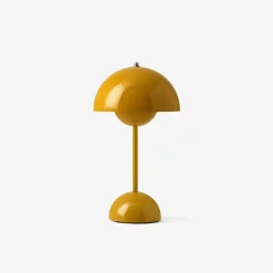Børn &Tradition Belysning|Bordlamper>Flowerpot Portable Table Lamp VP9 Mustard