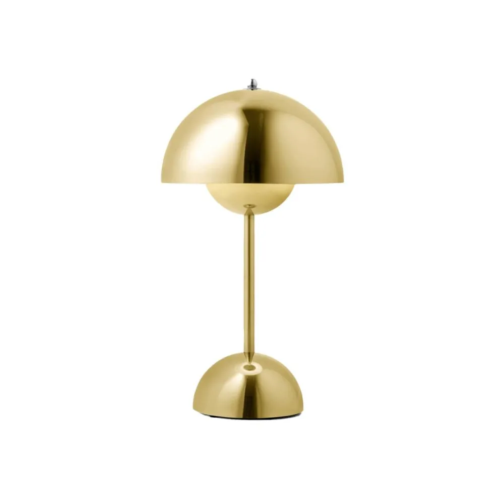 &Tradition Bordlamper>Flowerpot Portable Table Lamp VP9 Brass-Plated