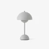 Børn &Tradition Belysning|Bordlamper>Flowerpot Portable Table Lamp VP9 Matt Light Grey