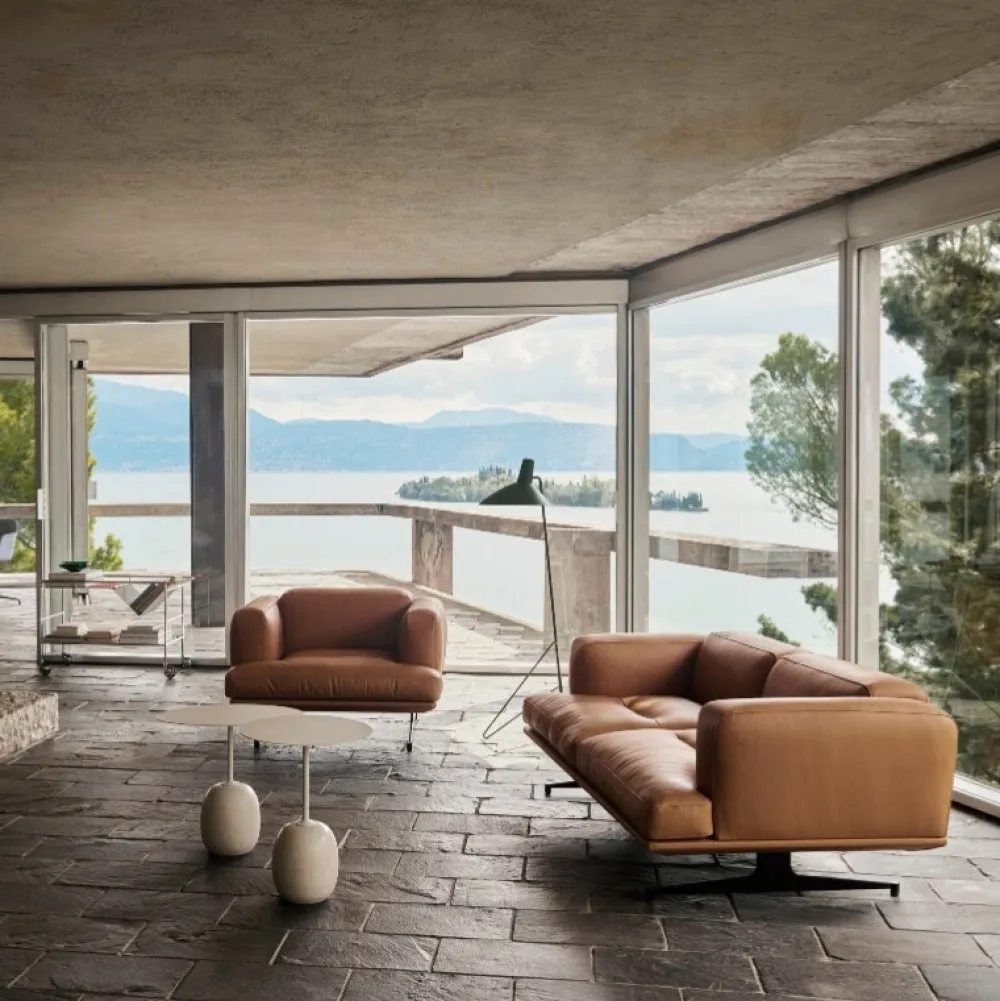 &Tradition Stue|Sofaer>Inland AV22 Sofa Cognac Læder