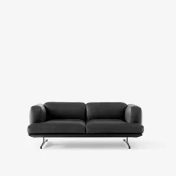&Tradition Stue|Sofaer>Inland AV22 Sofa Sort Læder