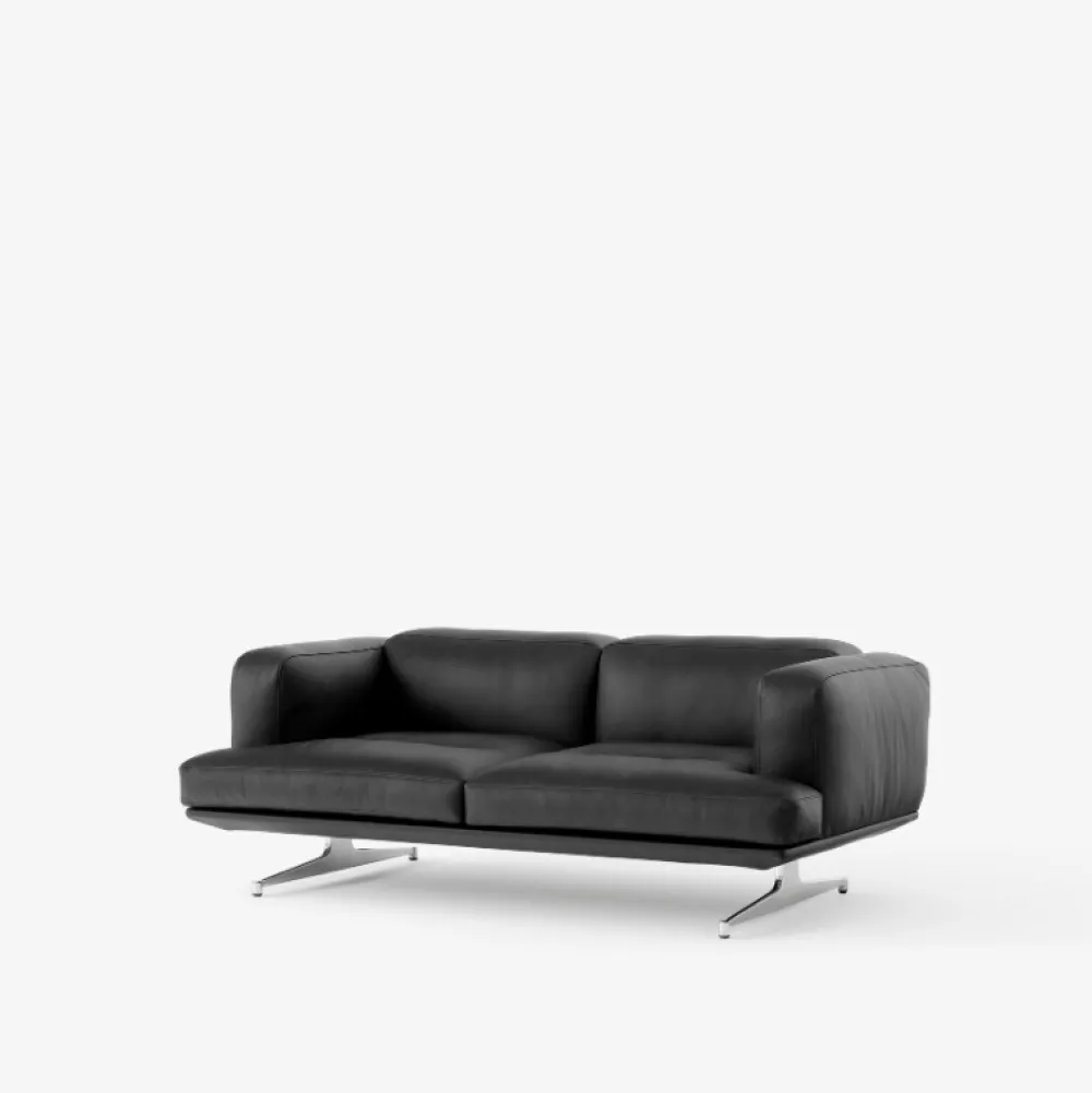 &Tradition Stue|Sofaer>Inland AV22 Sofa Sort Læder