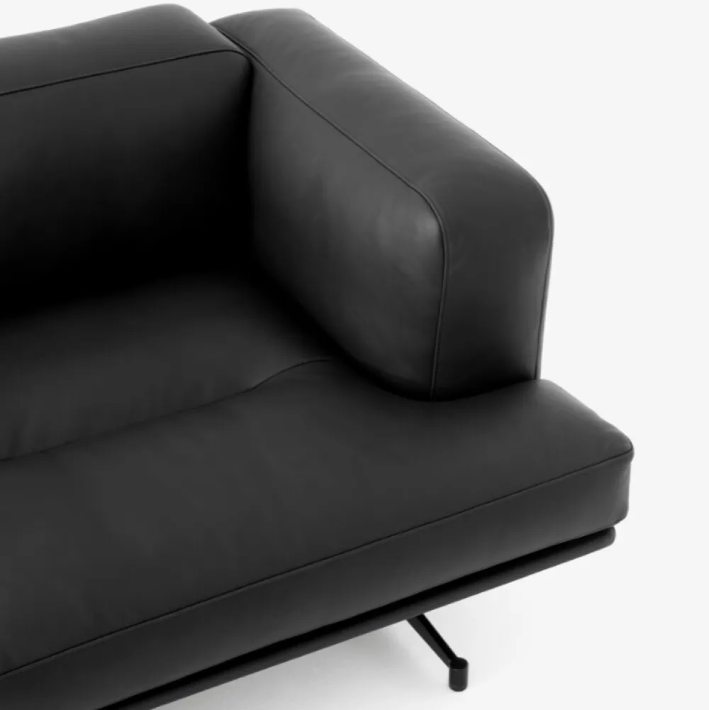 &Tradition Stue|Sofaer>Inland AV22 Sofa Sort Læder
