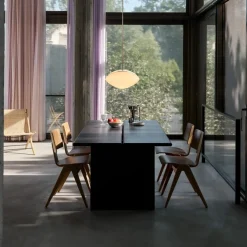 &Tradition Stue|Kontor>ITA OS1 Dining Table Dark Stained Oak