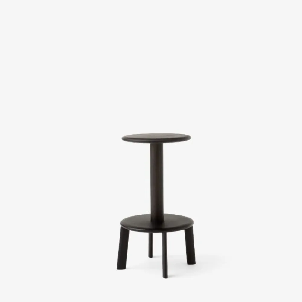 &Tradition Stole|Stue>Massif AV39 Dark Stained Oak & Warm Black