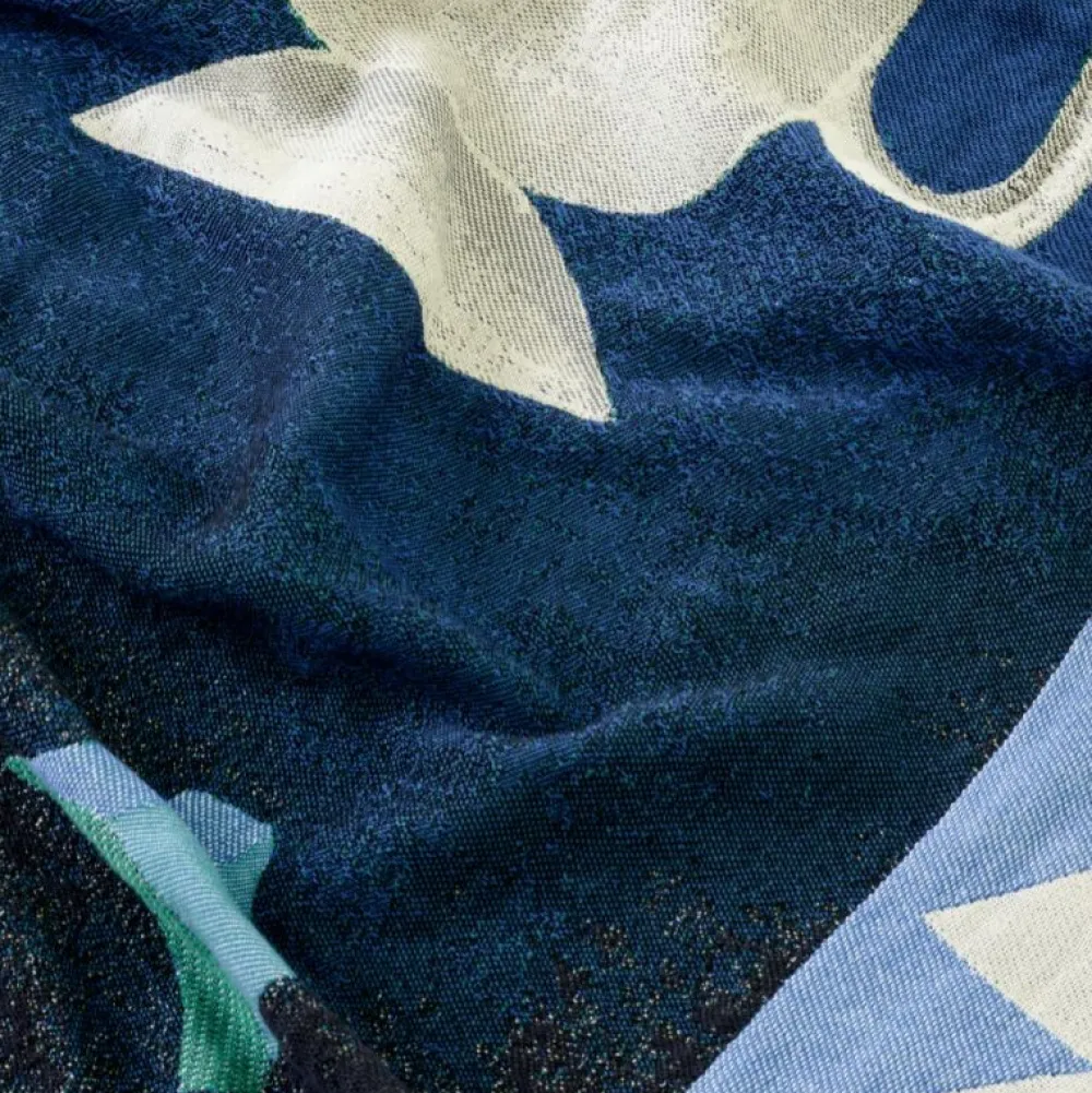 &Tradition Plaider>Momento Throw Midnight Blue