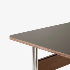 &Tradition Kontor>Pavilion AV16 Iron Linoleum Walnut Chrome Base