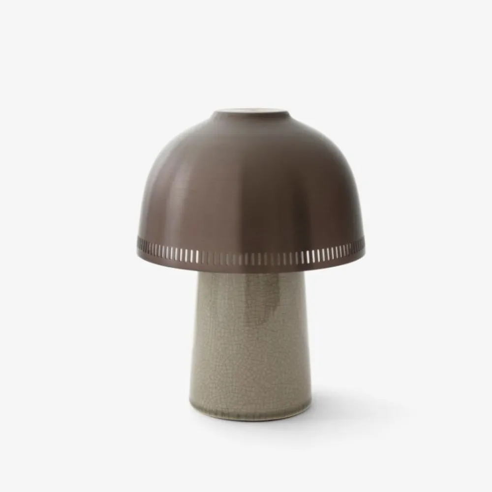 &Tradition Bordlamper|Stue>SH8 Raku Beige Grey/Bronzed