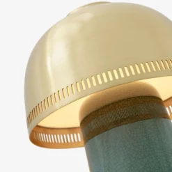 &Tradition Bordlamper|Stue>SH8 Raku Blue Green/Brass
