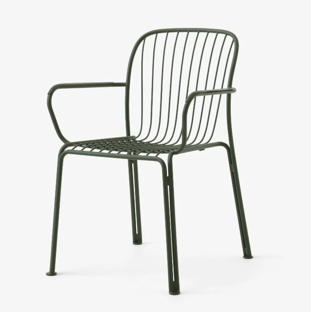 &Tradition Stole|Havemøbler>Thorvald SC95 Armstol Bronze Green