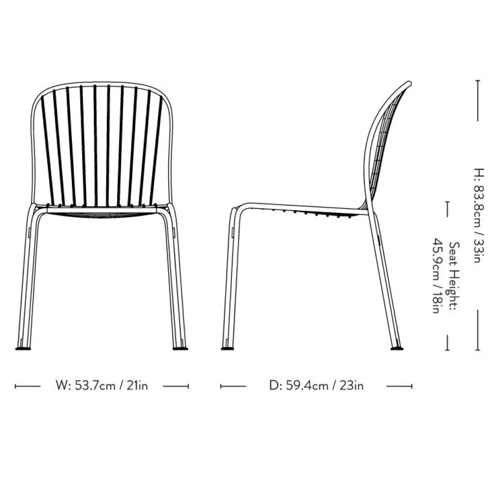 &Tradition Stole|Havemøbler>Thorvald SC94 Havestol Warm Black