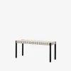 &Tradition Stue|Entré>TK4 Betty Bench Black Oak Natural Webbing