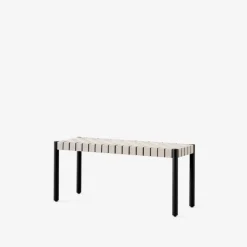 &Tradition Stue|Entré>TK4 Betty Bench Black Oak Natural Webbing