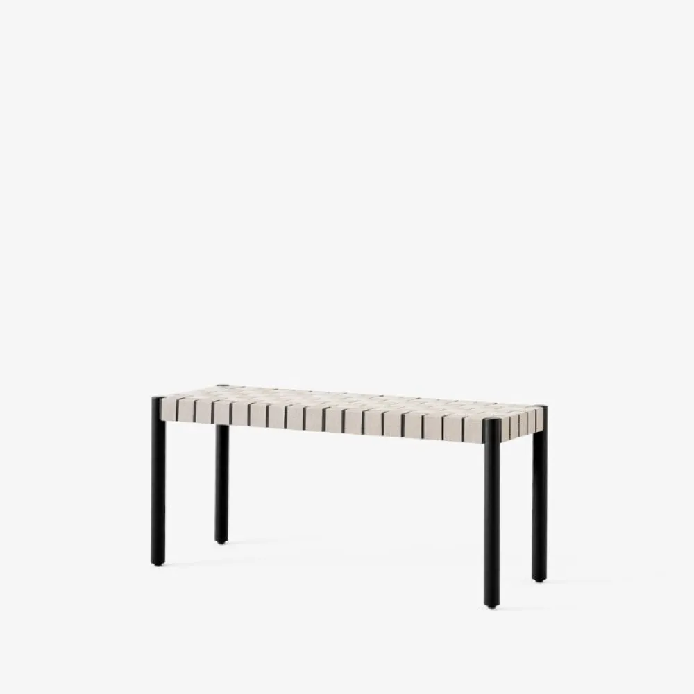 &Tradition Stue|Entré>TK4 Betty Bench Black Oak Natural Webbing