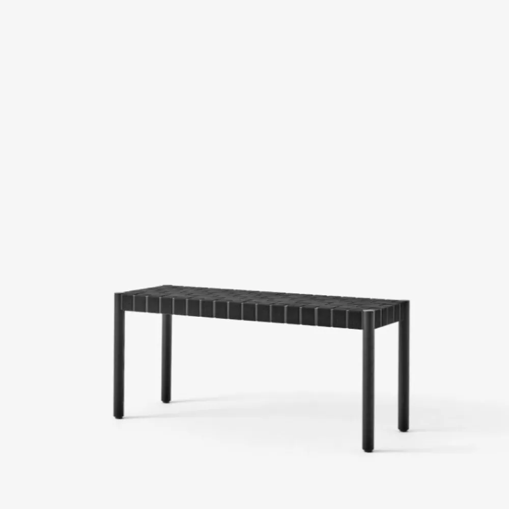 &Tradition Stue|Entré>TK4 Betty Bench Black Oak Black Webbing
