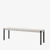 &Tradition Stue|Entré>TK5 Betty Bench Black Oak Natural Webbing
