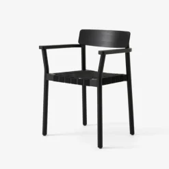 &Tradition Stue|Stole>TK9 Betty Chair Black Oak Black Webbing
