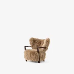 &Tradition Stue|Stole>Wulff ATD2 Honey Sheepskin Oiled Walnut