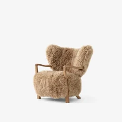 &Tradition Stue|Stole>Wulff ATD2 Honey Sheepskin Oiled Oak