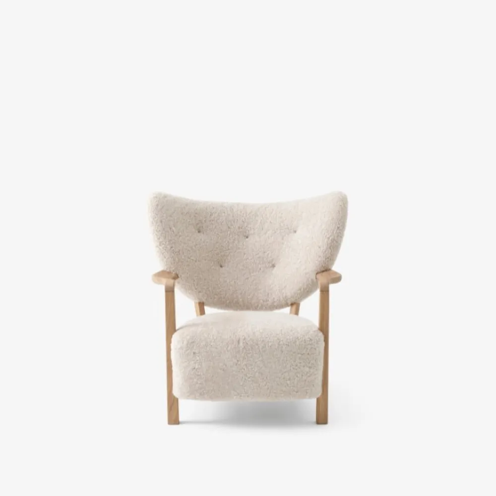 &Tradition Stue|Stole>Wulff ATD2 Moonlight Sheepskin Oiled Oak