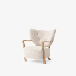 &Tradition Stue|Stole>Wulff ATD2 Moonlight Sheepskin Oiled Oak