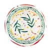 Val Pottery Køkken|Keramik & Porcelæn>Gabriela Plate Dark Green Feather