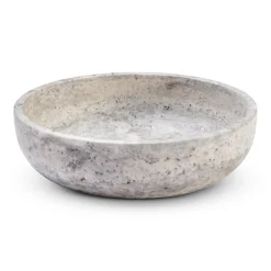 Wabi Sabi Nordic Andet Boligtilbehør>Hyben Skål Travertin Silver Medium